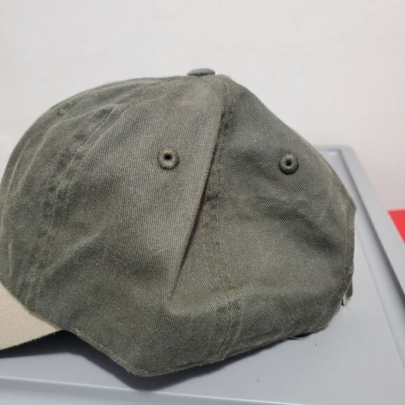 NWOT DAD UNISEX CAP HATGREEN/KHAKI STRAPBACK - Picture 4 of 8